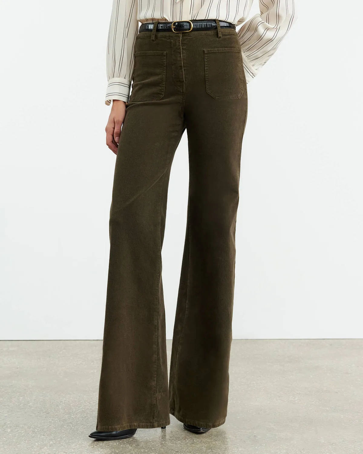 Florence Corduroy Pants - Stone