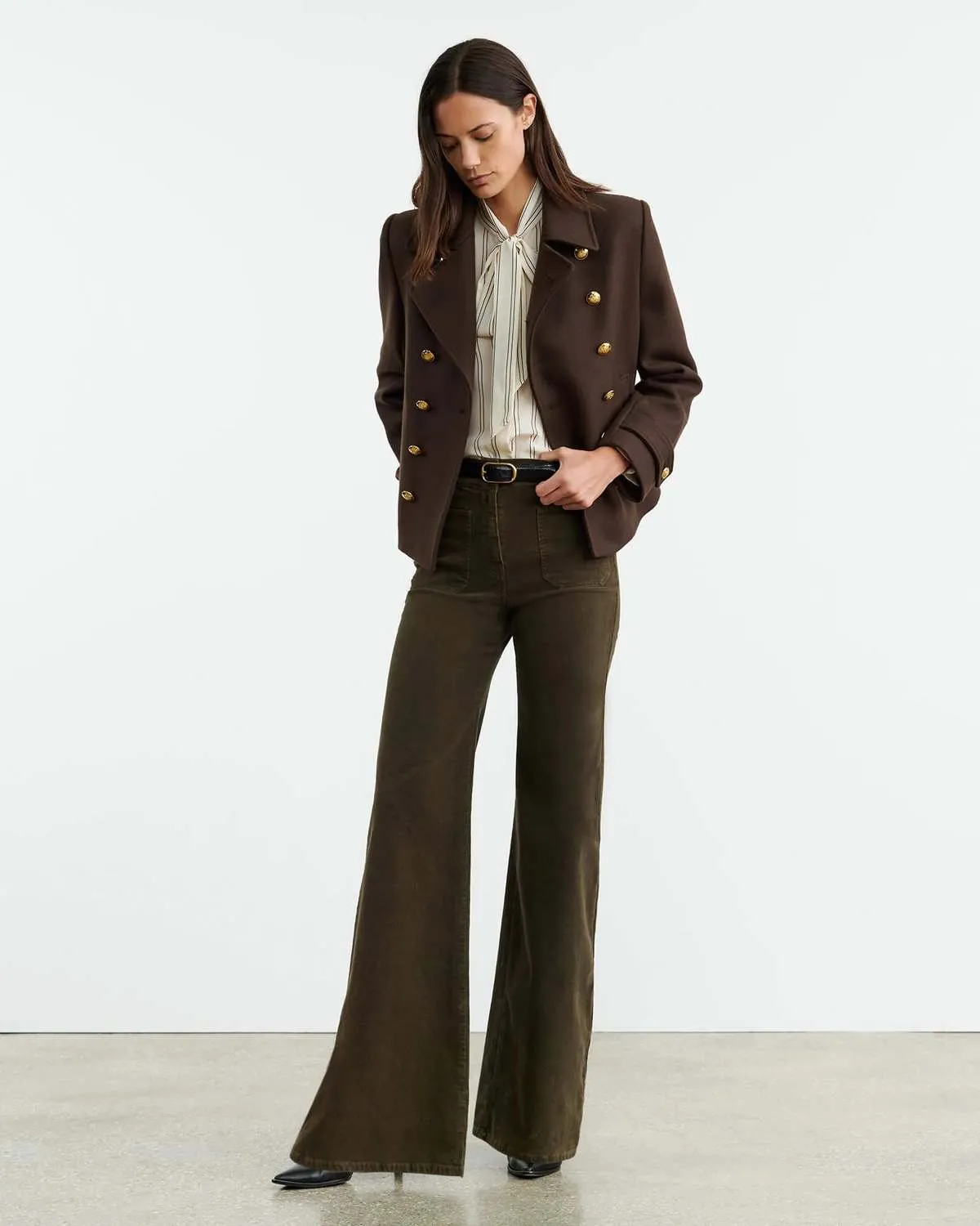 Florence Corduroy Pants - Stone