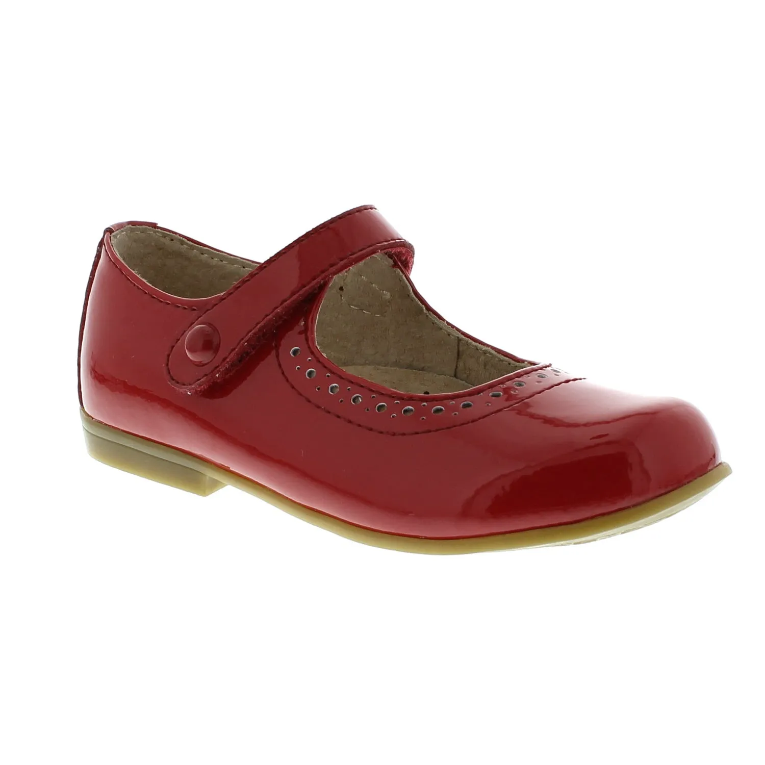 Footmates Emma Shoe - Red Patent