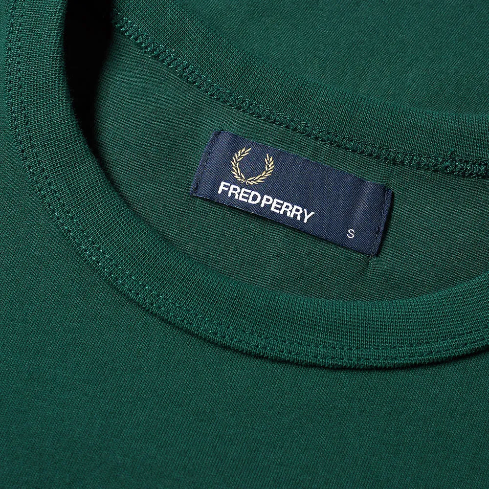 Fred Perry Bomber Sleeve TeeIvy Green