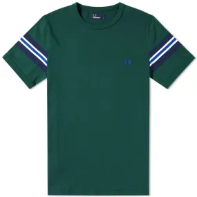 Fred Perry Bomber Sleeve TeeIvy Green