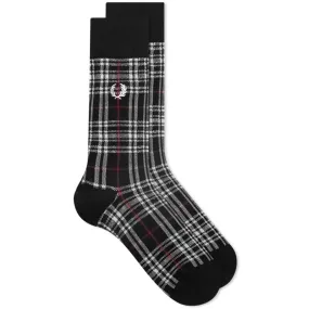 Fred Perry Menzies Tartan SockBlack & Snow White