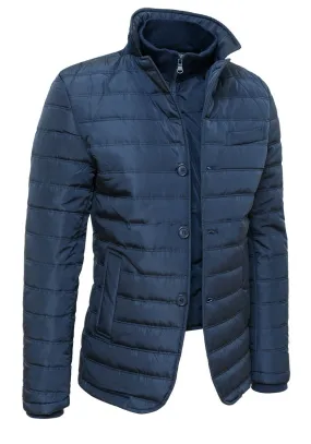 Giubbotto piumino uomo invernale blu giacca bomber impermeabile da M a 4XL