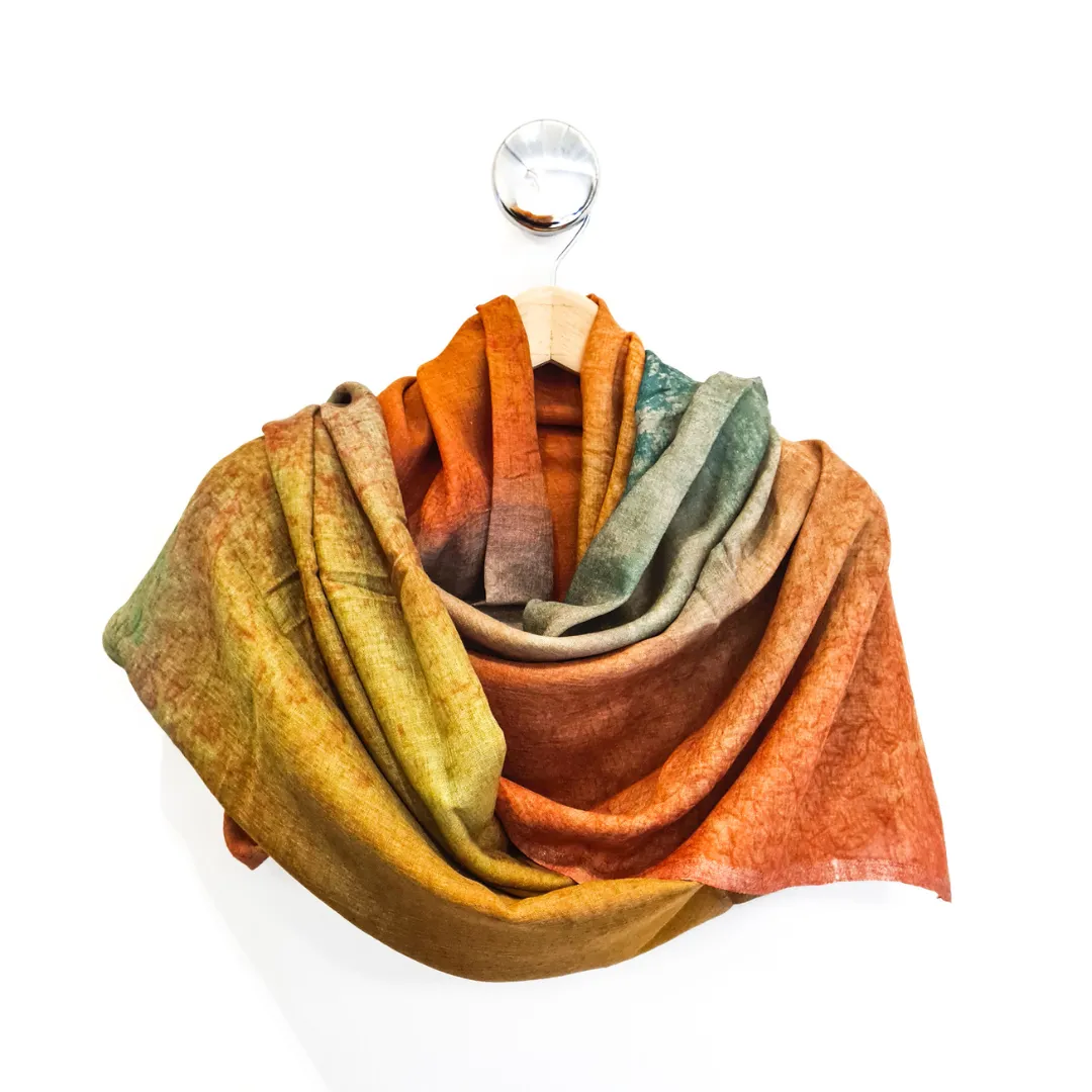 GREEN RUST SCARF