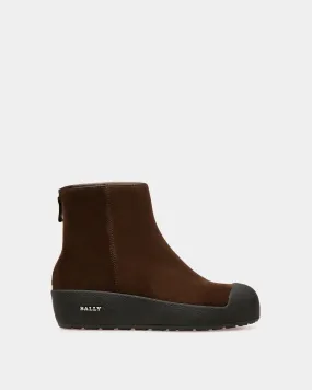 Guard Leather Snow Boots In Brown 