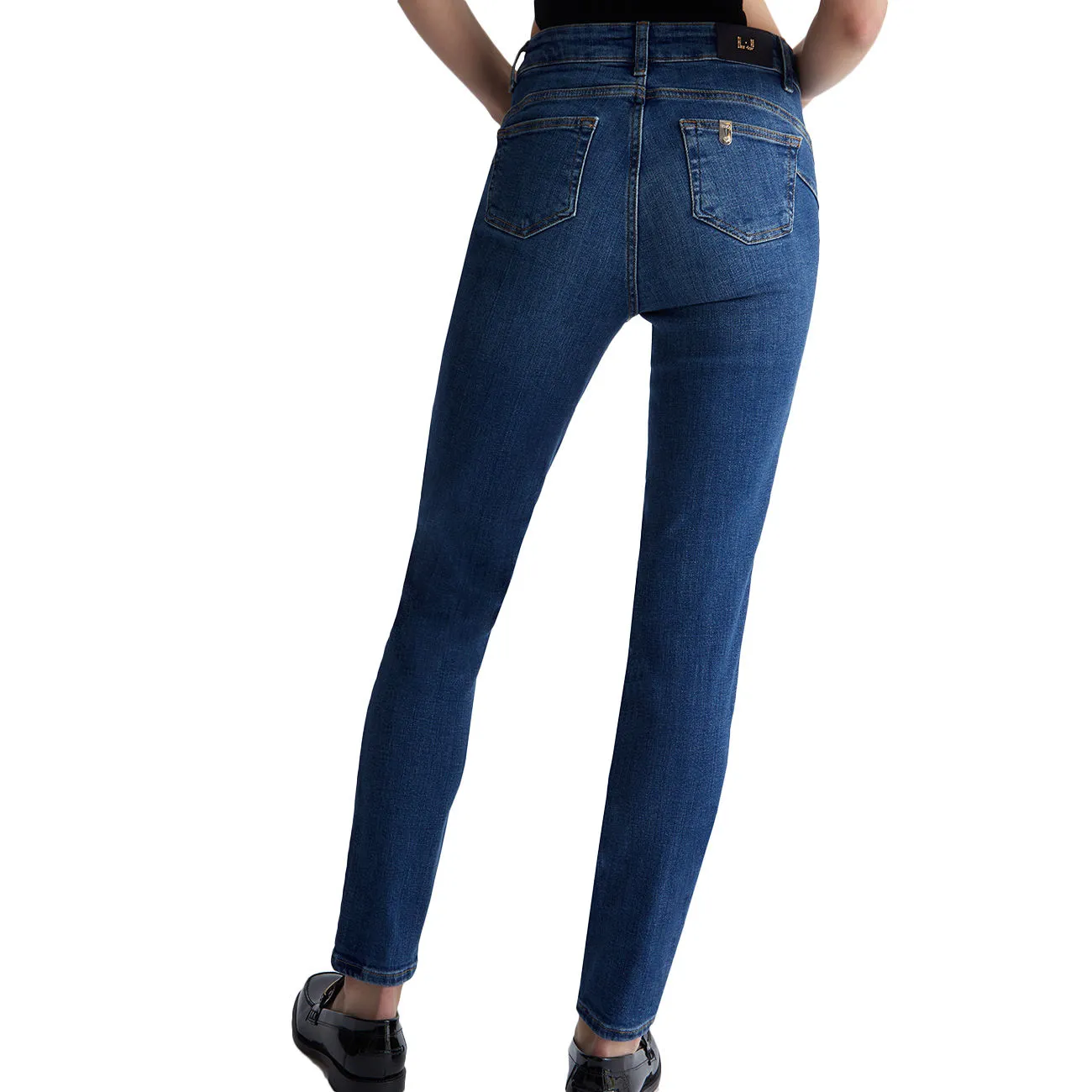 JEANS DIVINE Donna Denim Blu Scuro