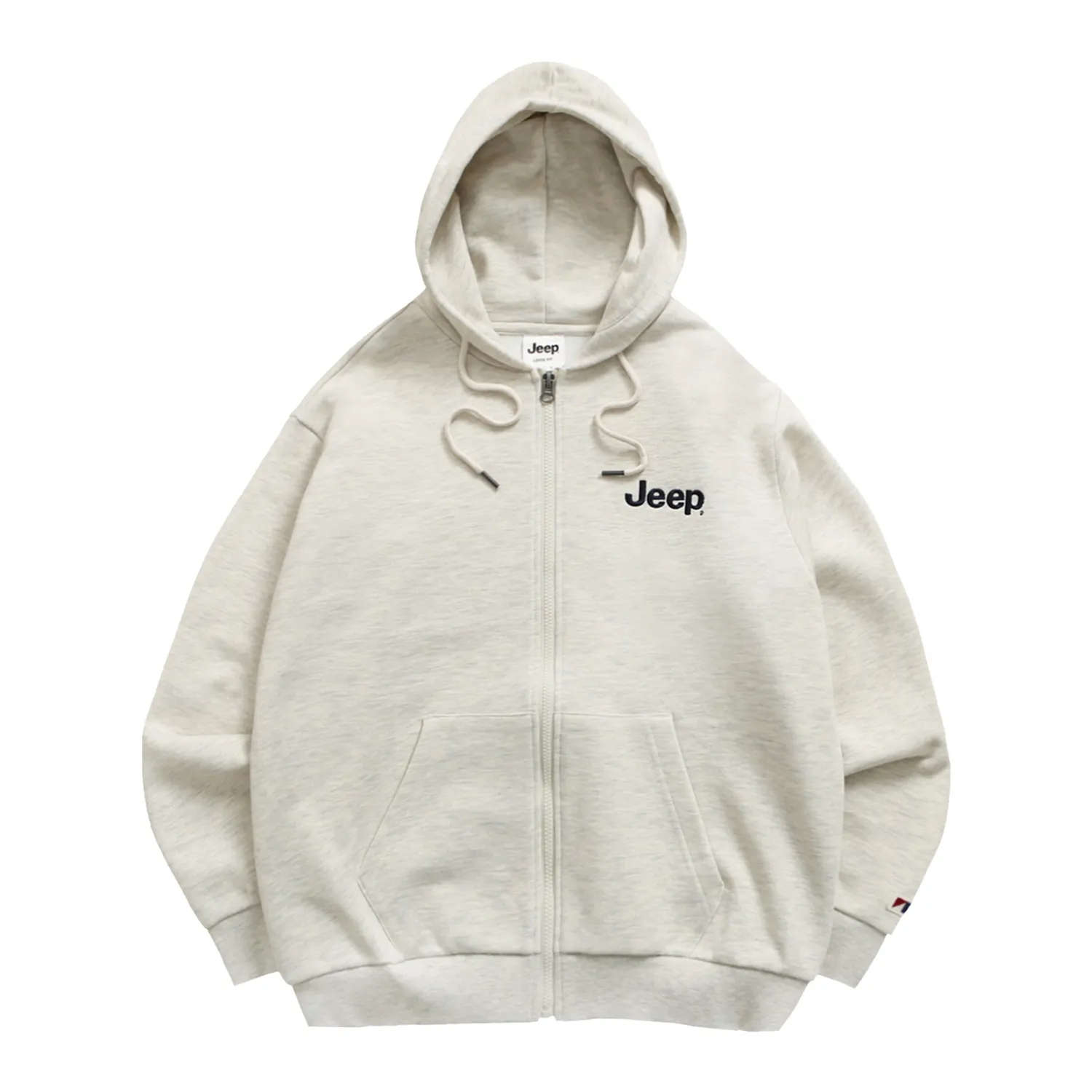 JEEP  |Unisex Street Style Long Sleeves Plain Cotton Oversized Logo