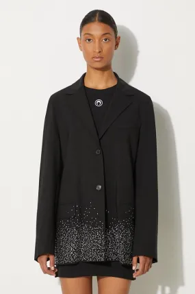 JW Anderson wool blazer Crystal Hem Blazer black color JK0308.PG1321.999