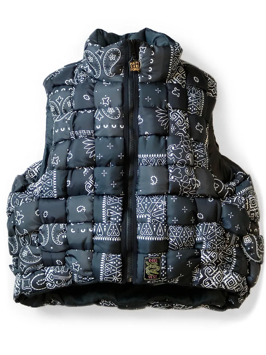 Kapital Bandana transfer nylon KEEL weaving vest