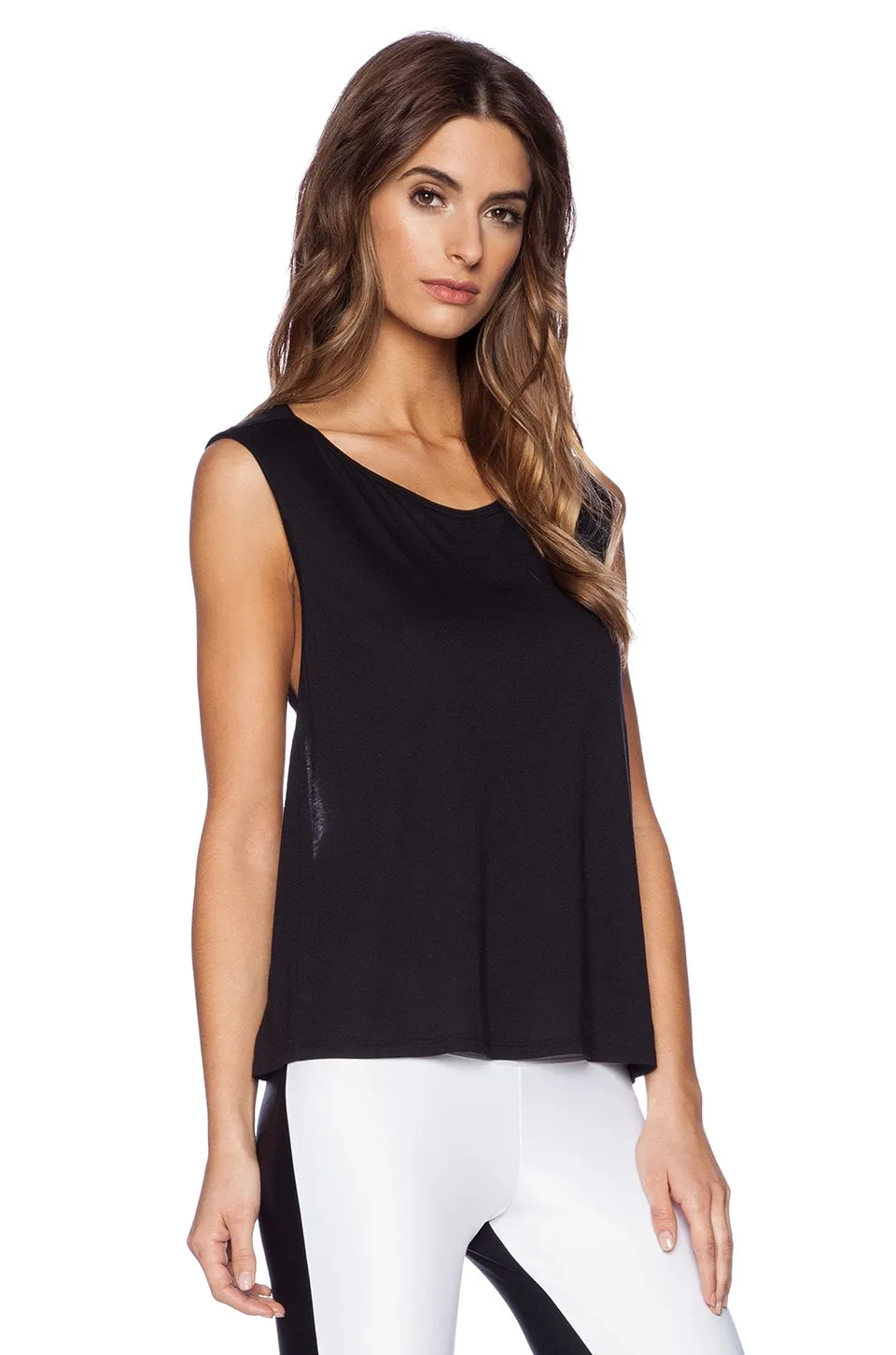 Koral Aura Sleeveless Top Black