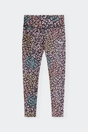 LEGGINGS MICROFIBRA ANIMALIER COLORS JUNIOR