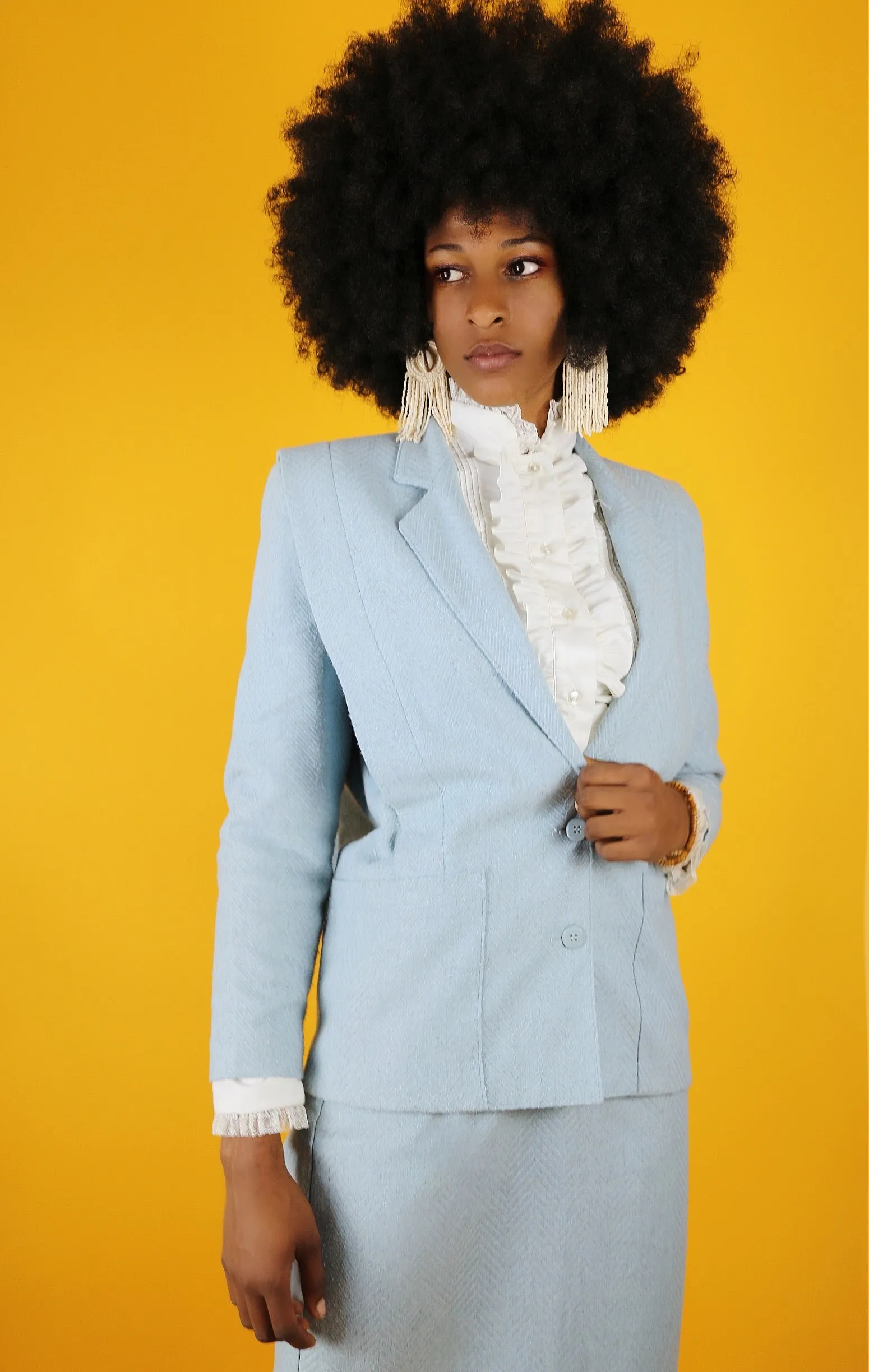 Live: 179 Vintage Grunsfeld Baby Blue Suit