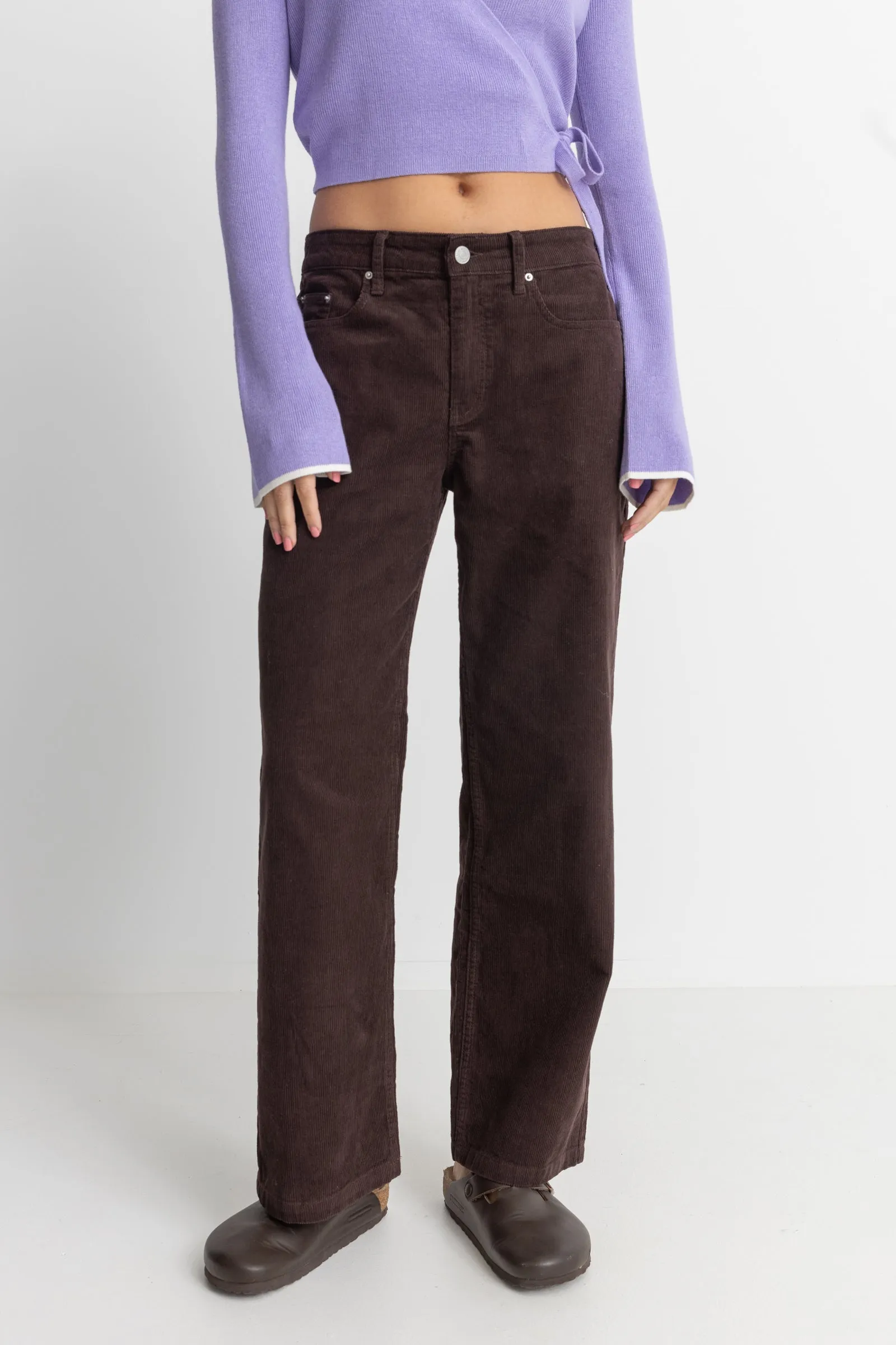 Lula Low Rise Pant Chocolate