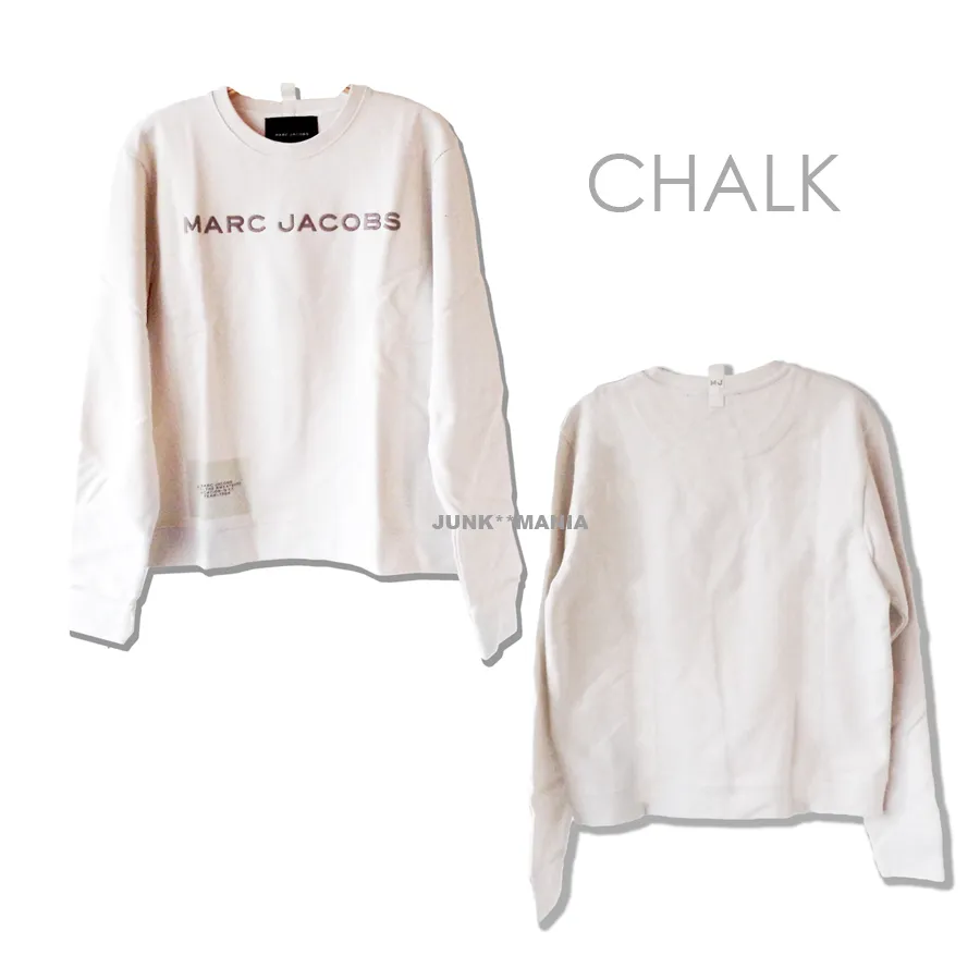 MARC JACOBS  |Crew Neck Unisex Street Style Long Sleeves Cotton Logo