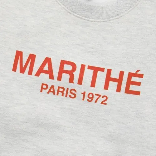 Marithe + Francois Girbaud  |Street Style Long Sleeves Logo Hoodies & Sweatshirts