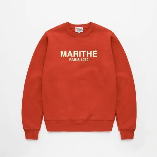 Marithe + Francois Girbaud  |Street Style Long Sleeves Logo Hoodies & Sweatshirts