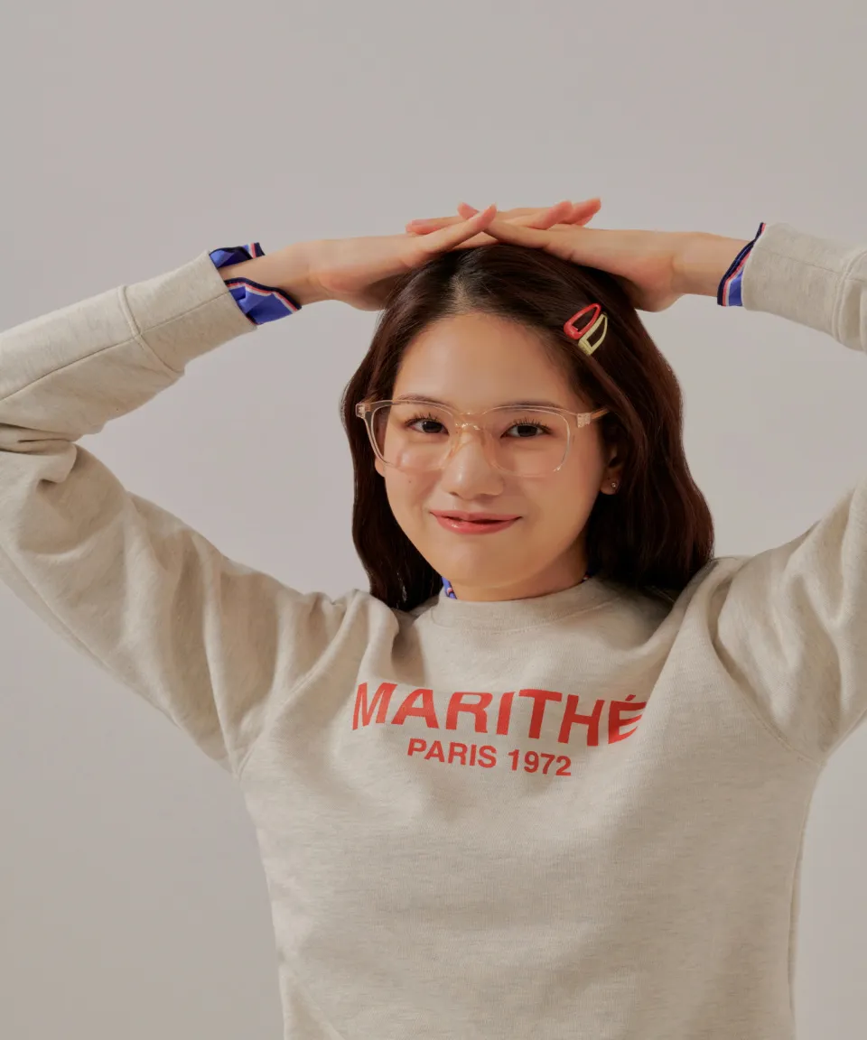 Marithe + Francois Girbaud  |Street Style Long Sleeves Logo Hoodies & Sweatshirts