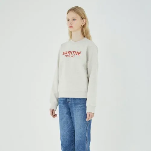 Marithe + Francois Girbaud  |Street Style Long Sleeves Logo Hoodies & Sweatshirts