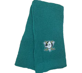 MD Teal Waffle Scarf