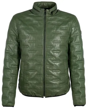 Men's green \calep\ down jacket