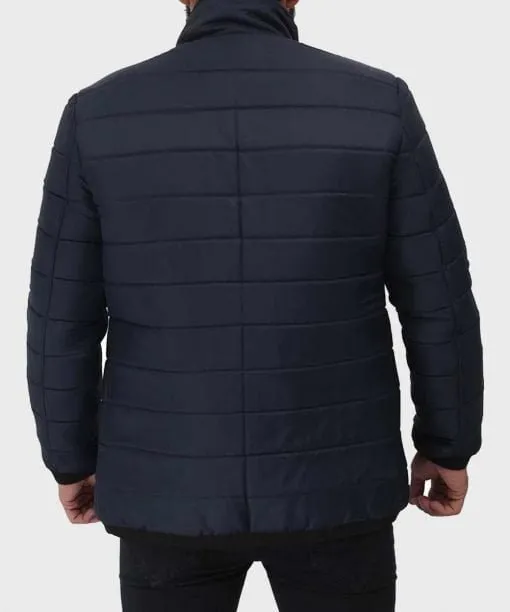 Men’s Puffer Dark Parachute Blue Jacket | William Jacket