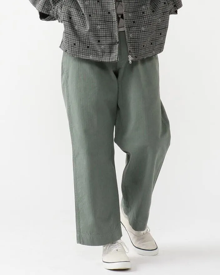 Military Herringbone Trousers