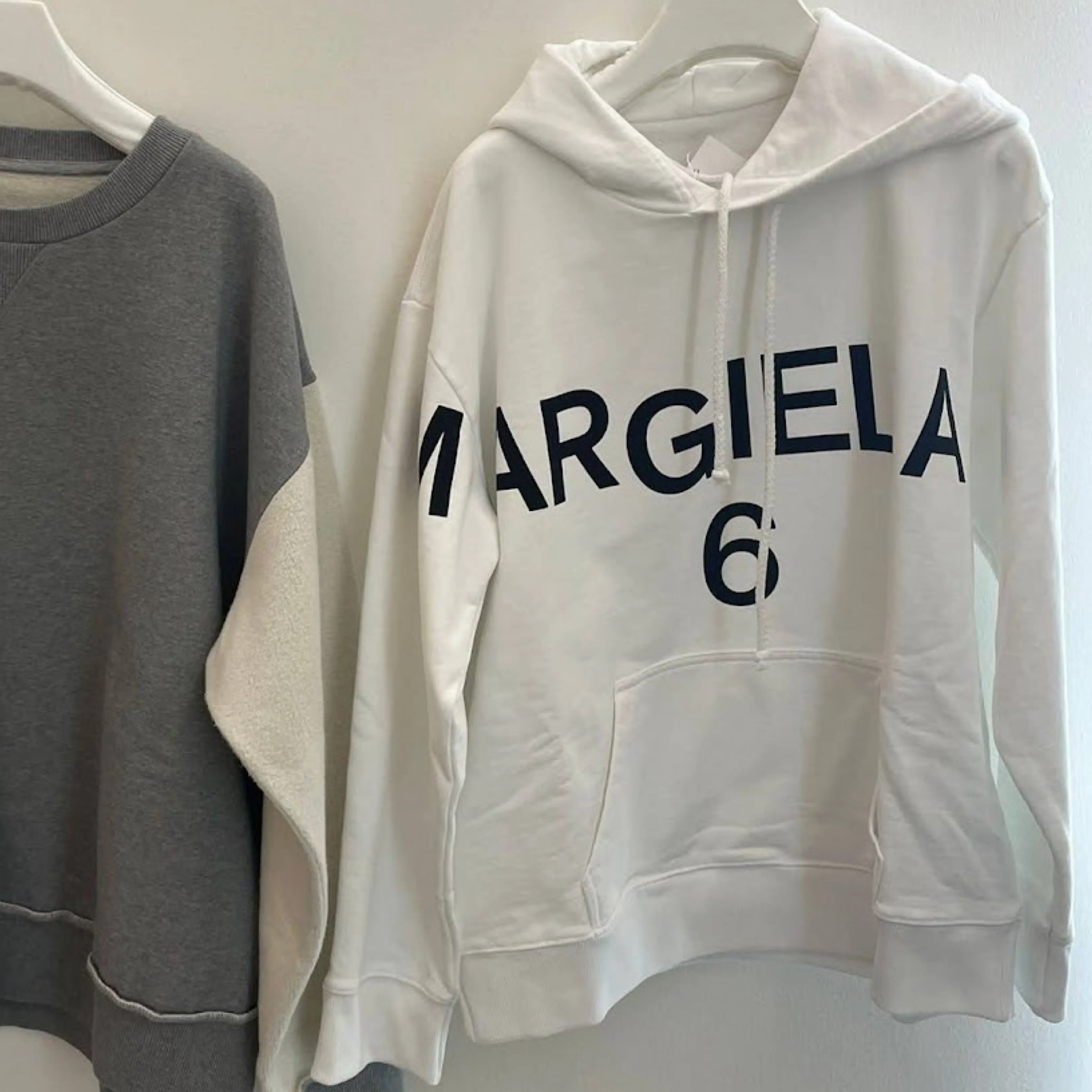 MM6 Maison Margiela  |Street Style Long Sleeves Plain Logo Outlet