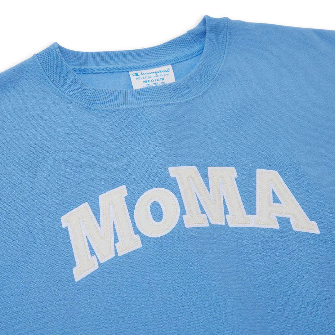 MoMA  |Crew Neck Unisex Street Style Long Sleeves Plain Logo