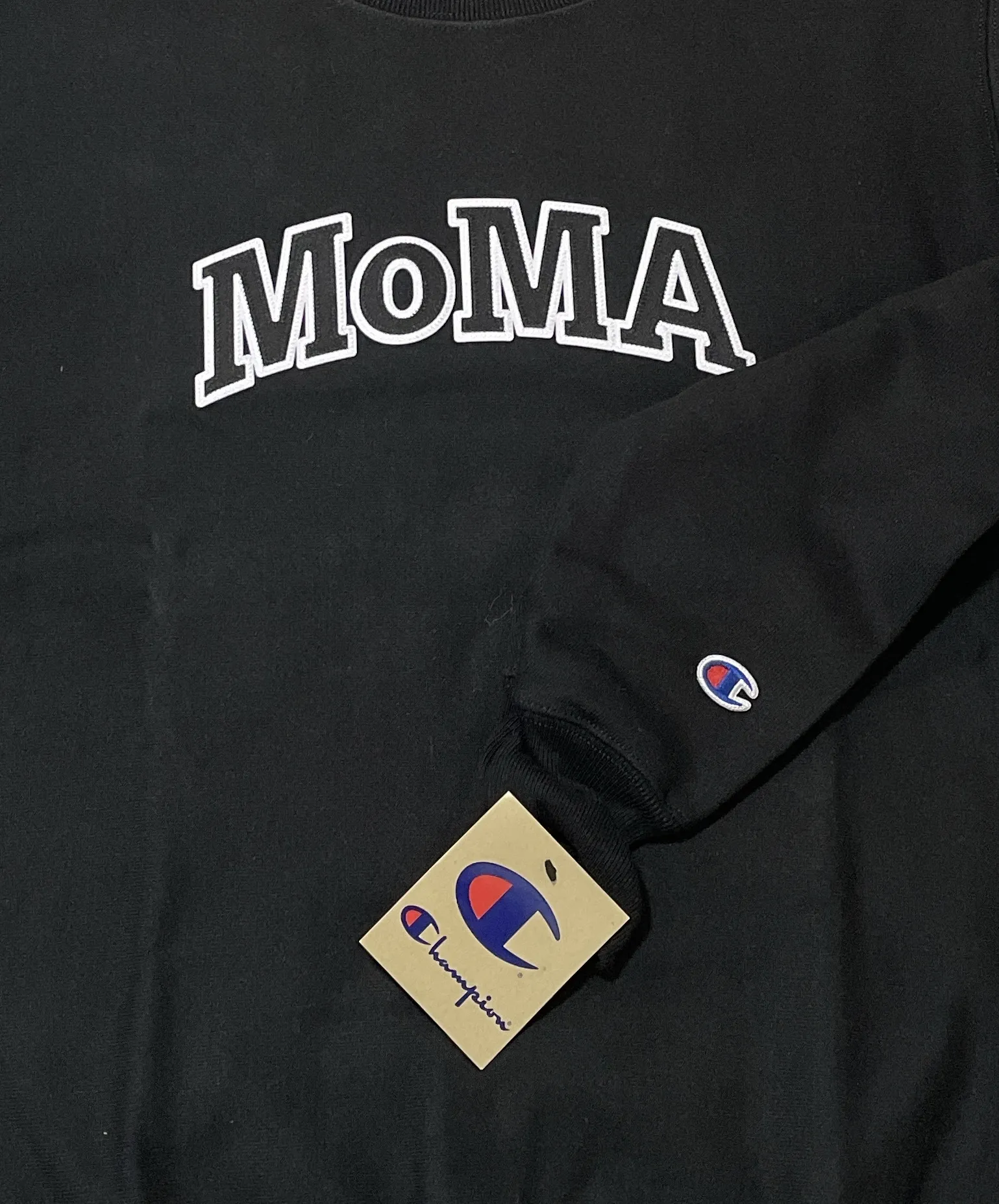 MoMA  |Crew Neck Unisex Street Style Long Sleeves Plain Logo