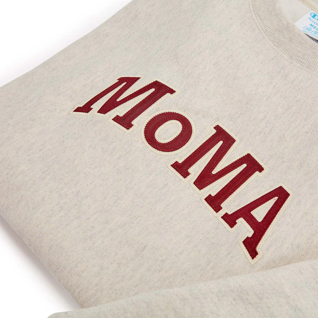 MoMA  |Crew Neck Unisex Street Style Long Sleeves Plain Logo