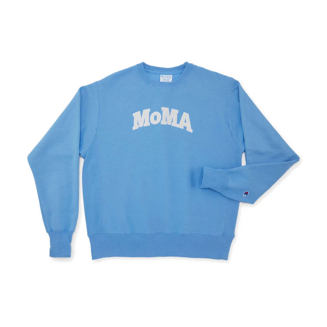 MoMA  |Crew Neck Unisex Street Style Long Sleeves Plain Logo