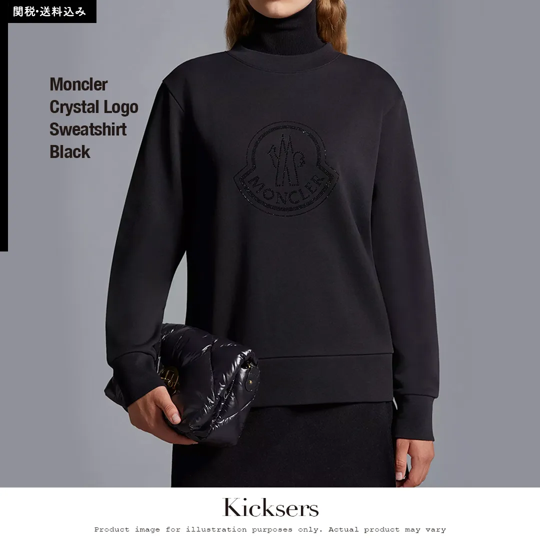 MONCLER  |Crystal Logo Sweatshirt