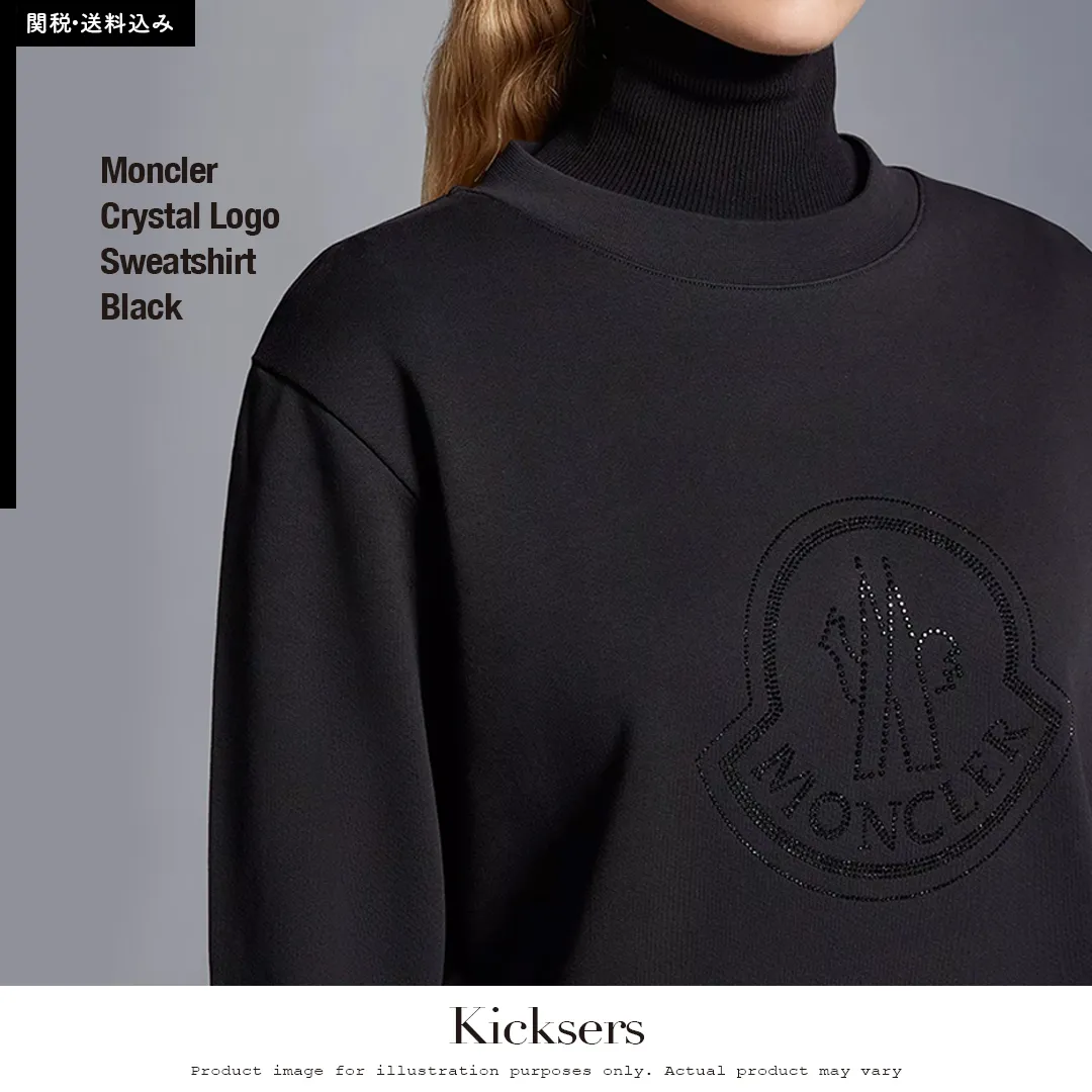 MONCLER  |Crystal Logo Sweatshirt