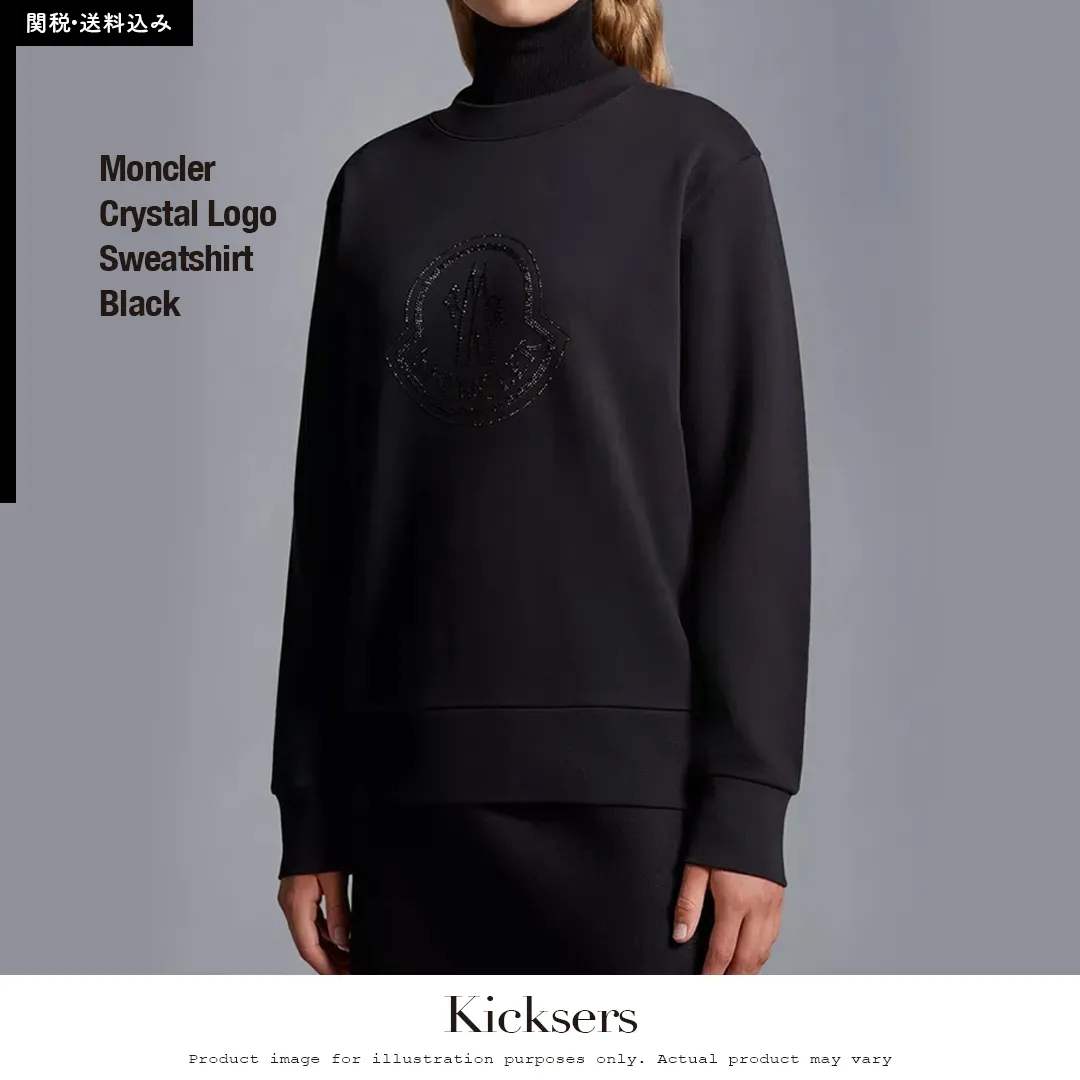 MONCLER  |Crystal Logo Sweatshirt