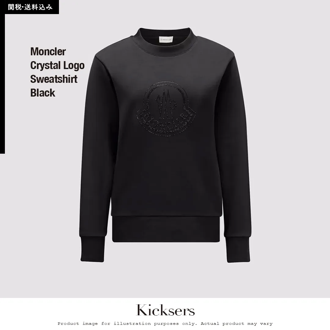 MONCLER  |Crystal Logo Sweatshirt