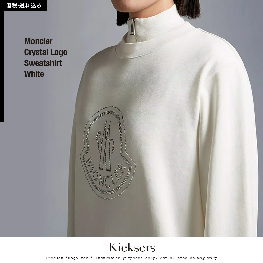 MONCLER  |Crystal Logo Sweatshirt