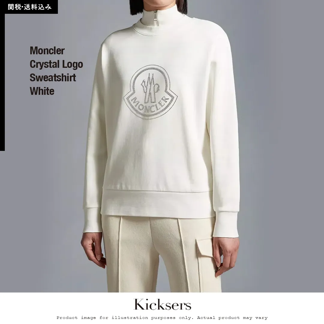 MONCLER  |Crystal Logo Sweatshirt