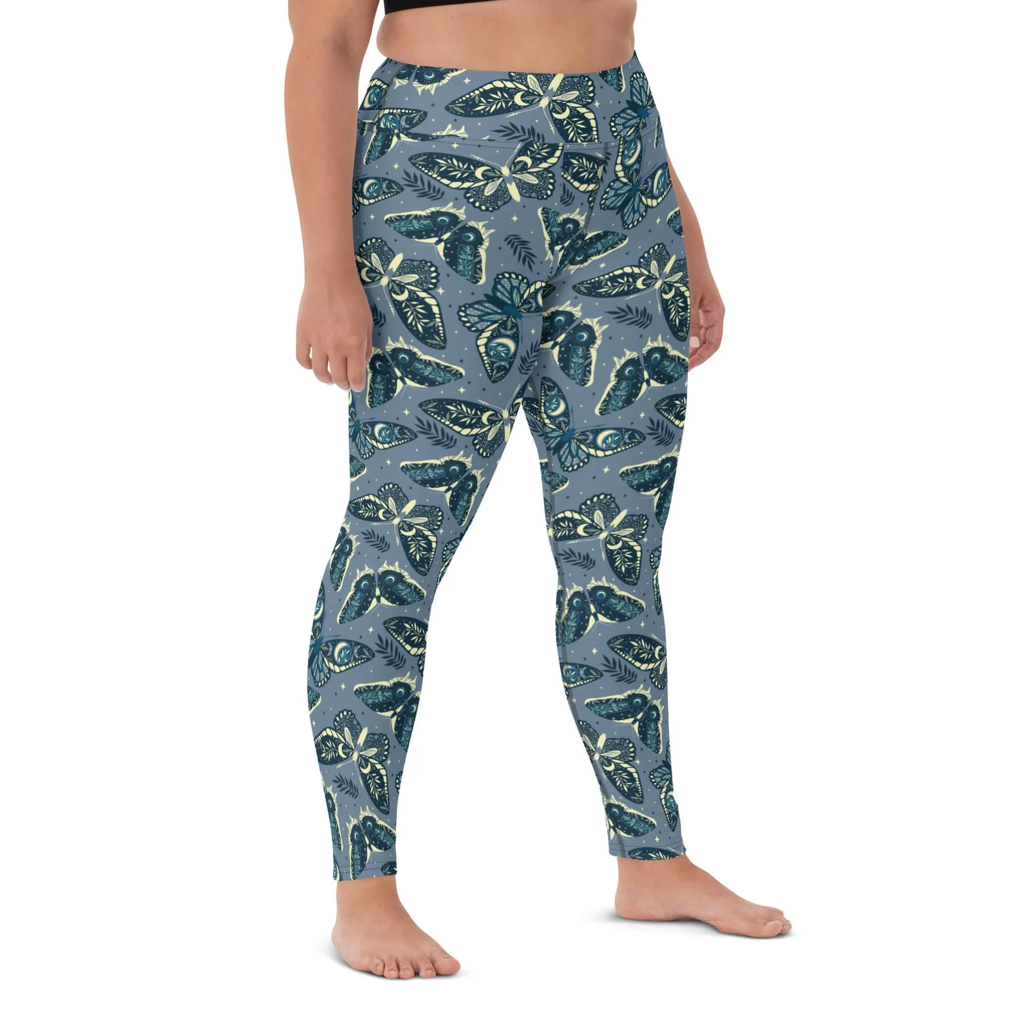 Moonlight Butterfly Soft Leggings w/ Pockets