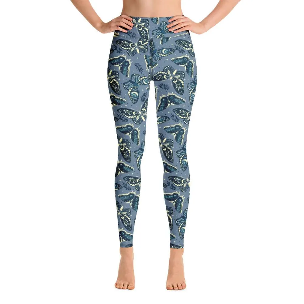 Moonlight Butterfly Soft Leggings w/ Pockets