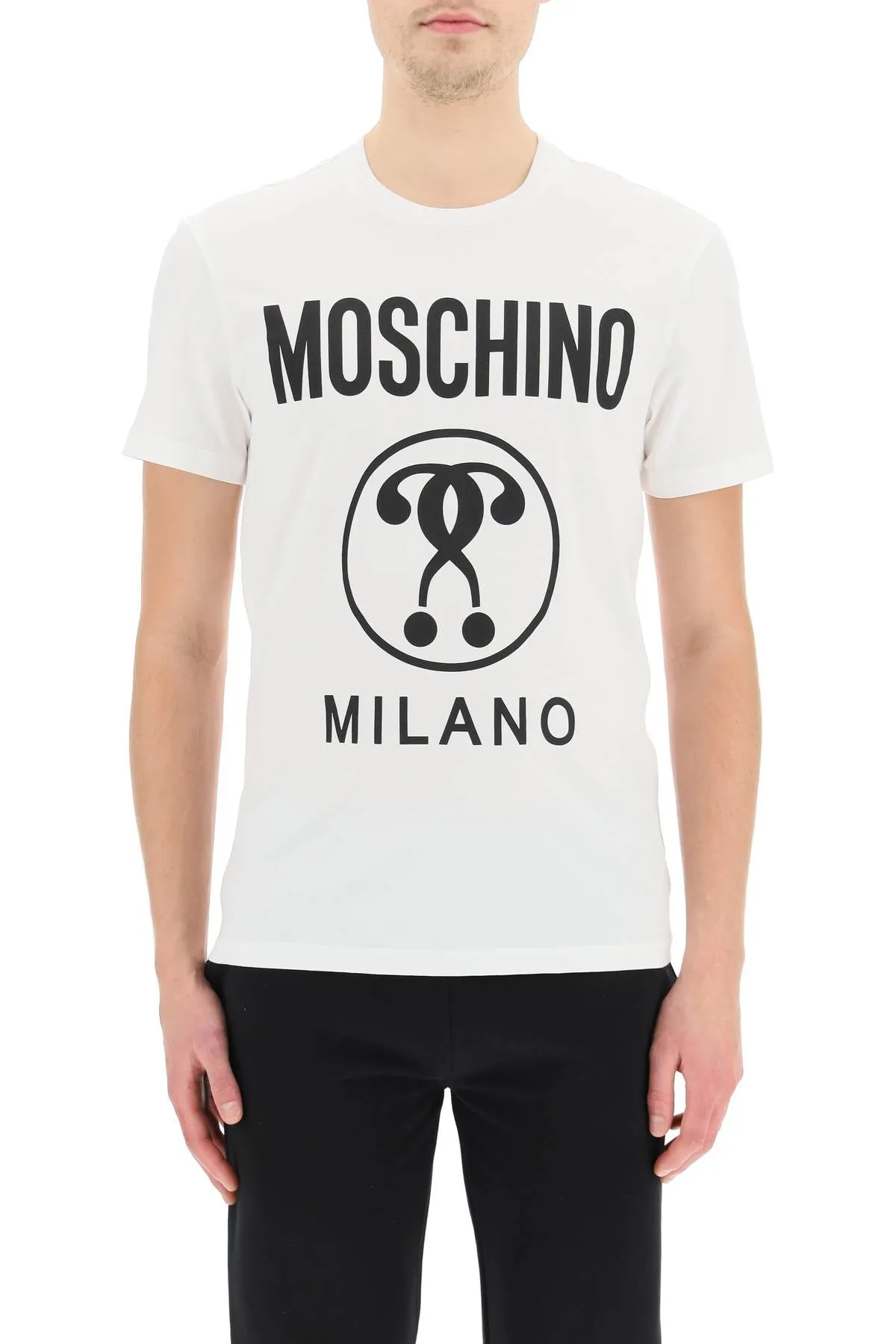 Moschino Logo Print Crewneck T-Shirt