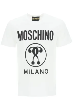 Moschino Logo Print Crewneck T-Shirt