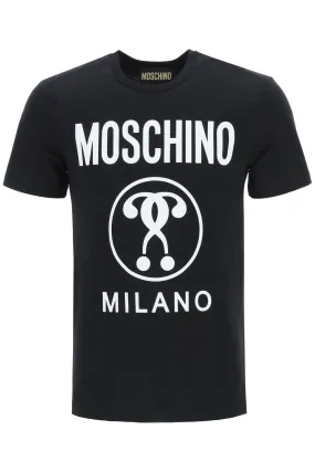 Moschino Logo Printed Crewneck T-Shirt