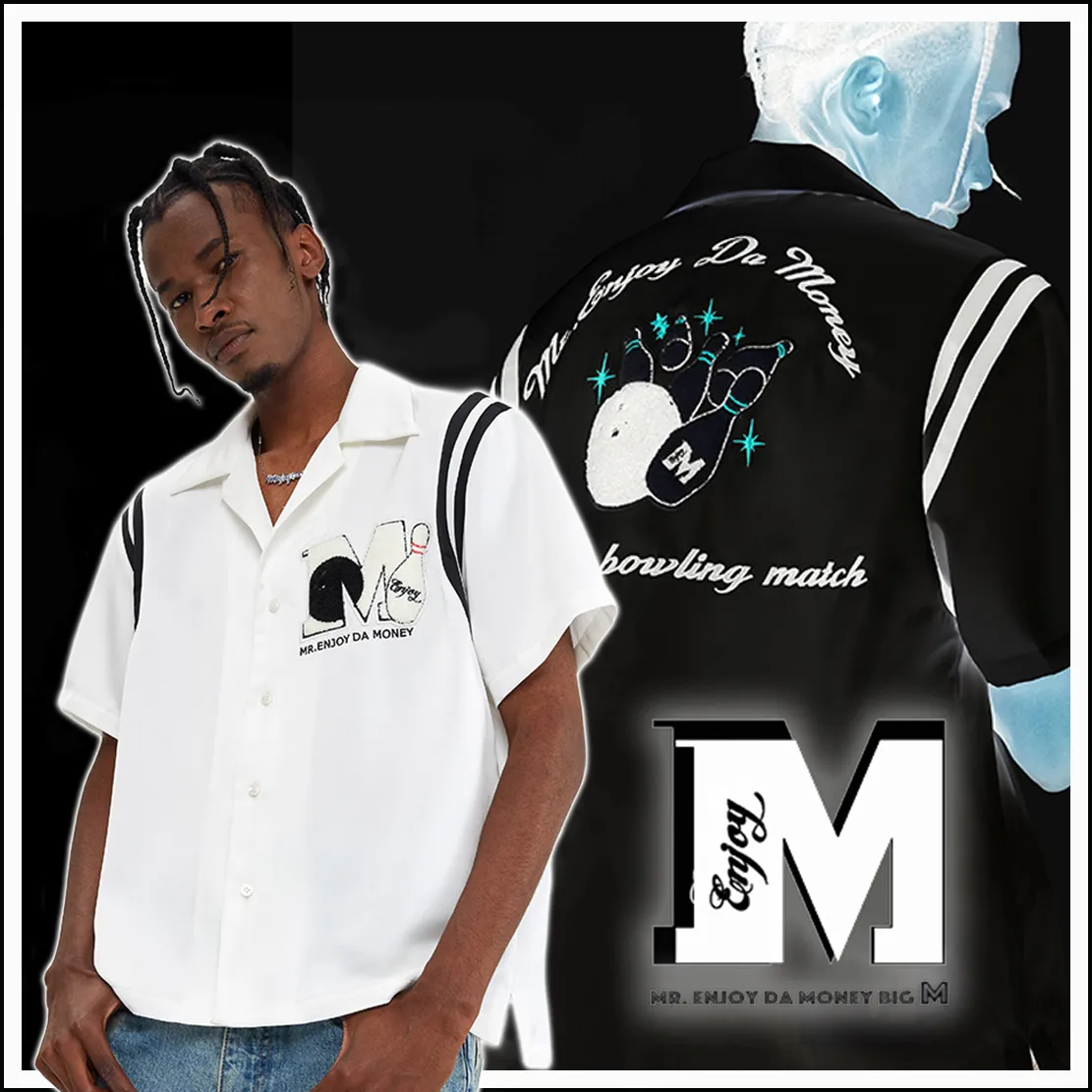 MR. ENJOY DA MONEY  |Crew Neck Button-down Unisex Blended Fabrics Street Style