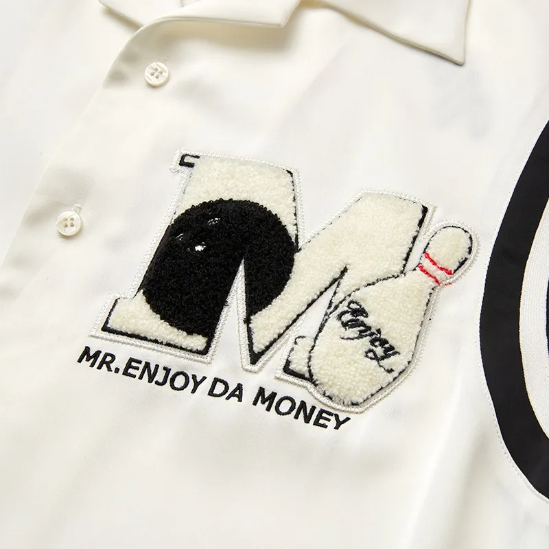 MR. ENJOY DA MONEY  |Crew Neck Button-down Unisex Blended Fabrics Street Style