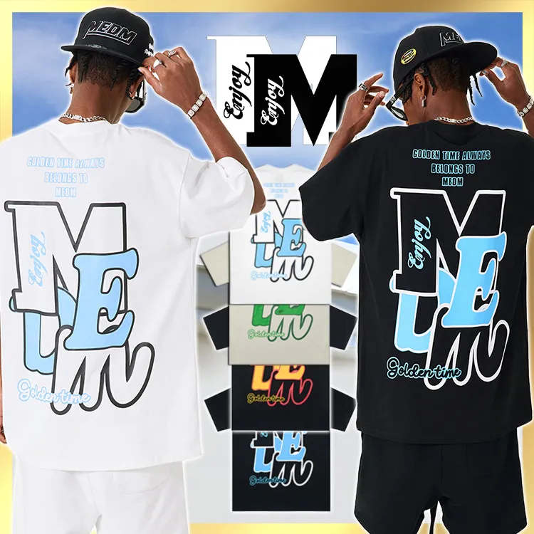 MR. ENJOY DA MONEY  |Crew Neck Button-down Unisex Street Style Bi-color Plain