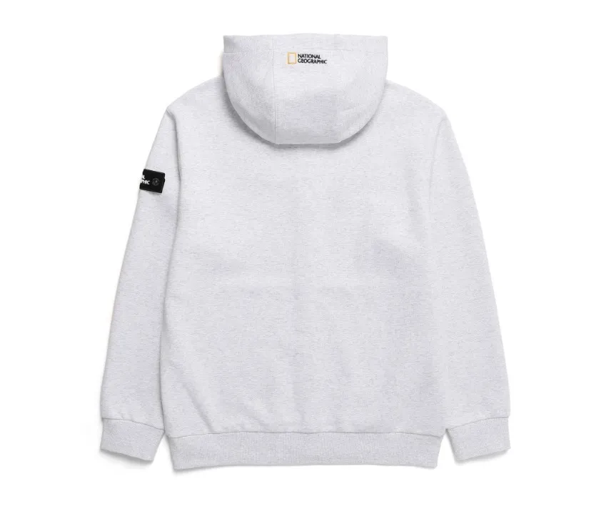 NATIONAL GEOGRAPHIC  |Unisex Street Style Long Sleeves Plain Cotton Logo Hoodies