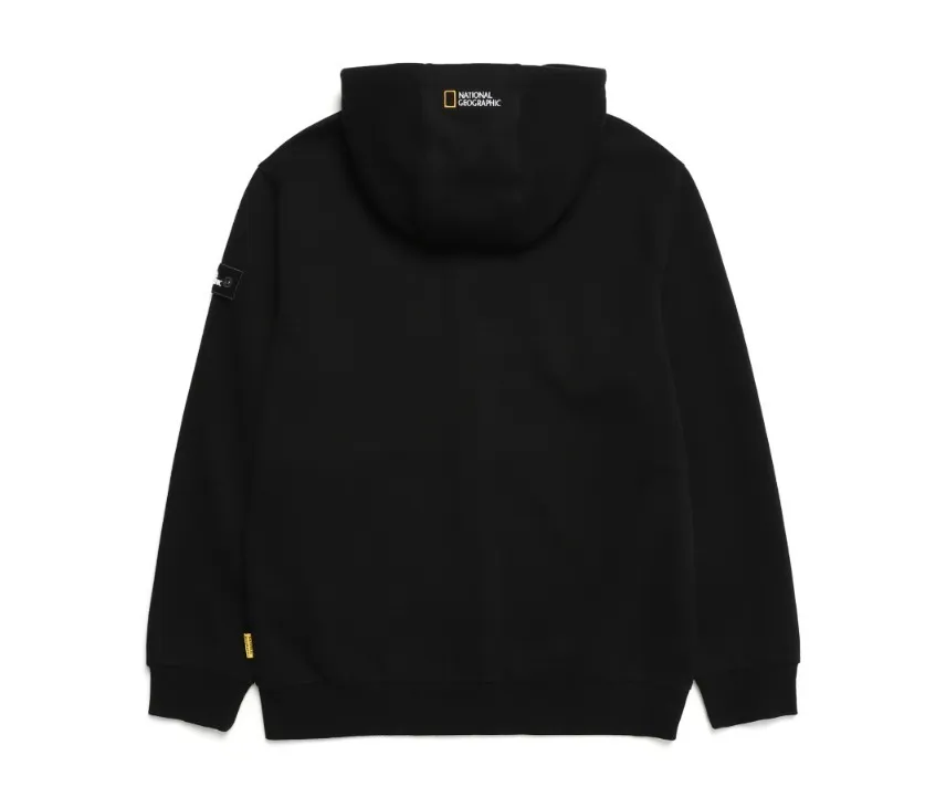 NATIONAL GEOGRAPHIC  |Unisex Street Style Long Sleeves Plain Cotton Logo Hoodies