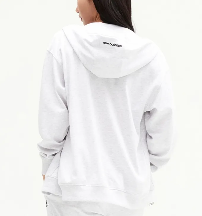 New Balance  |Unisex Street Style Long Sleeves Plain Logo Hoodies