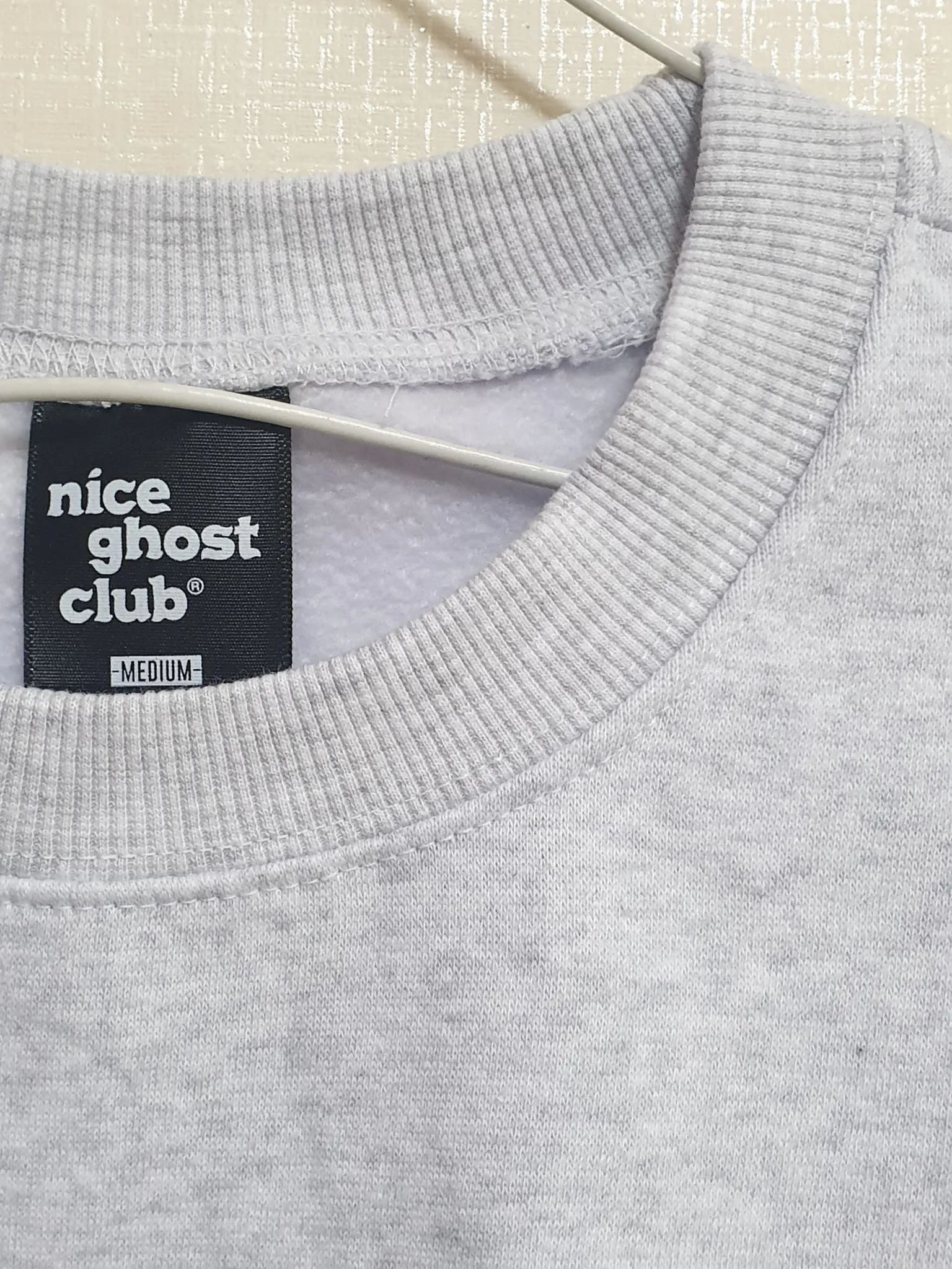 Nice Ghost Club  |Unisex Street Style Long Sleeves Oversized