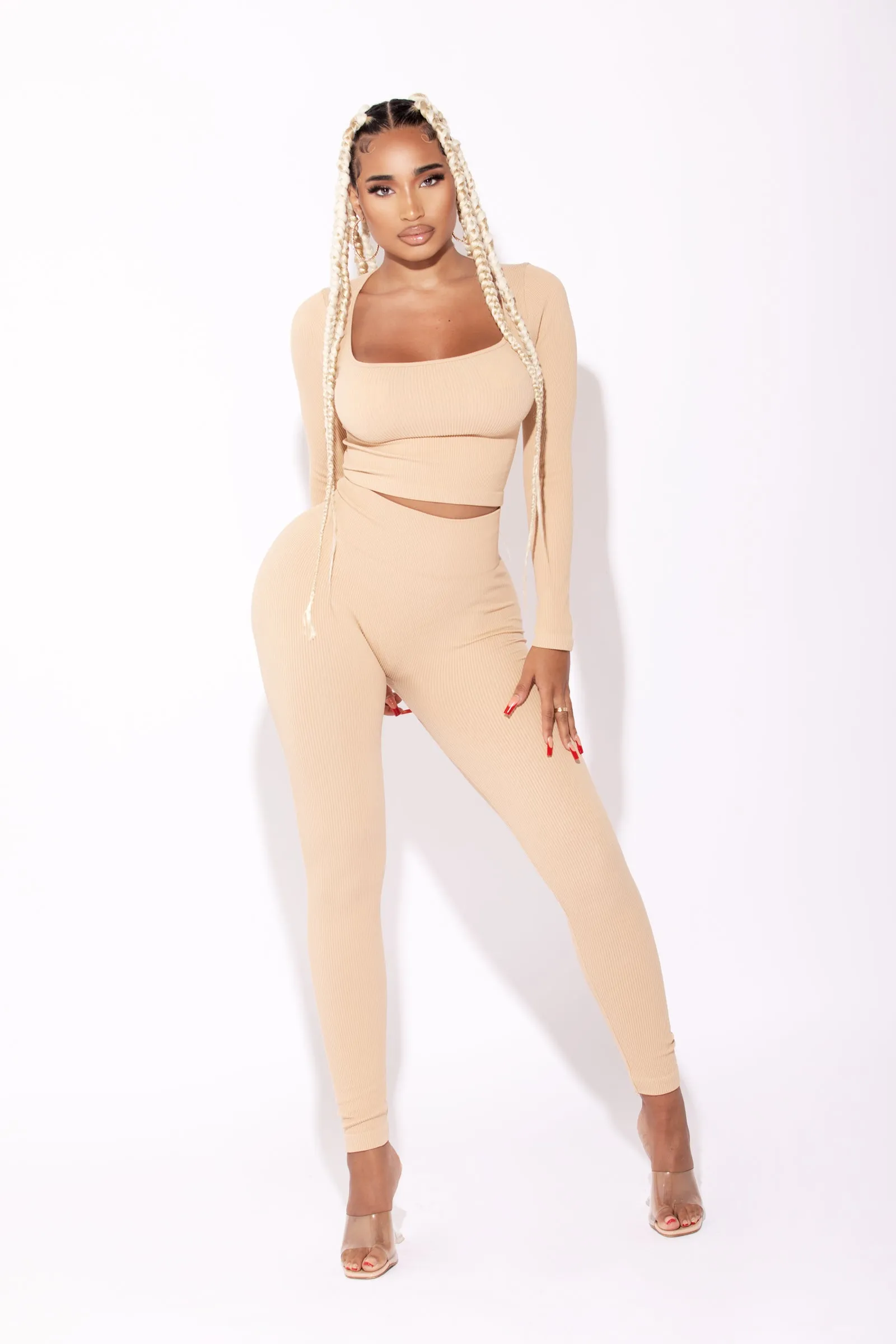 Nude Seamless Basic Leggings